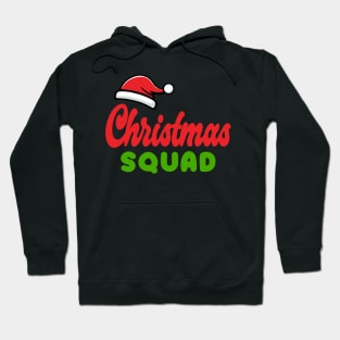 Christmas Squad Red Green Text Hoodie